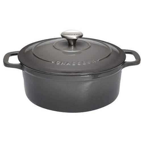 COCOTTE EN FONTE RONDE 24 CM CAVIAR SUBLIME CHASSEUR
