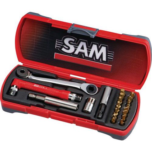 COFFRET EMBOUTS VISSAGE TITANE 21 PIECES _ E-125-J21 - SAM