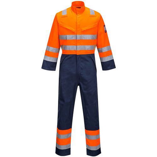 COMBINAISON HV MODFLAME RIS MARINE/ORANGE - PORTWEST
