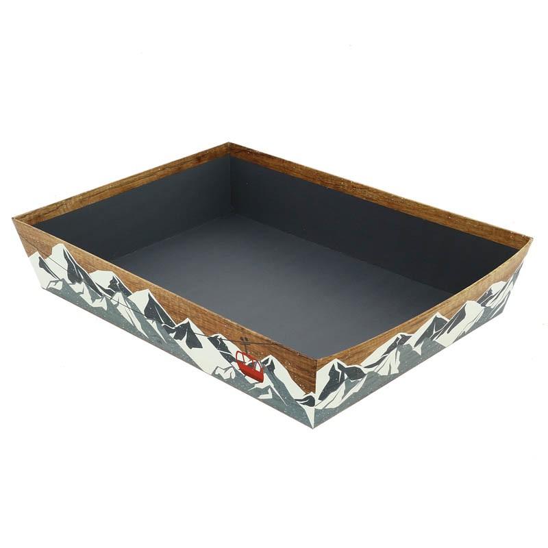 Corbeille carton rectangle Chalet 36x27 -_0