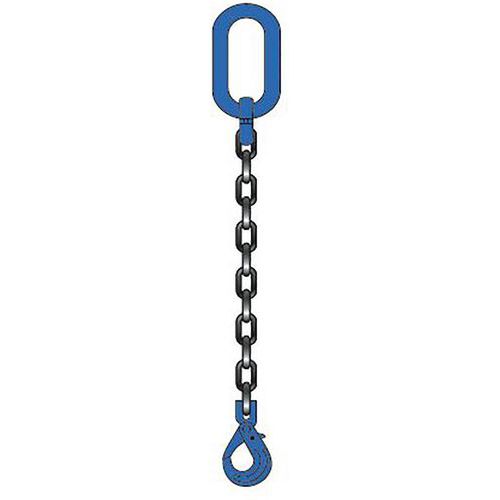 ELINGUE CHAINE ACIER INOX D10MM - 1 BRIN DE 1M - CMU 25T - GODET