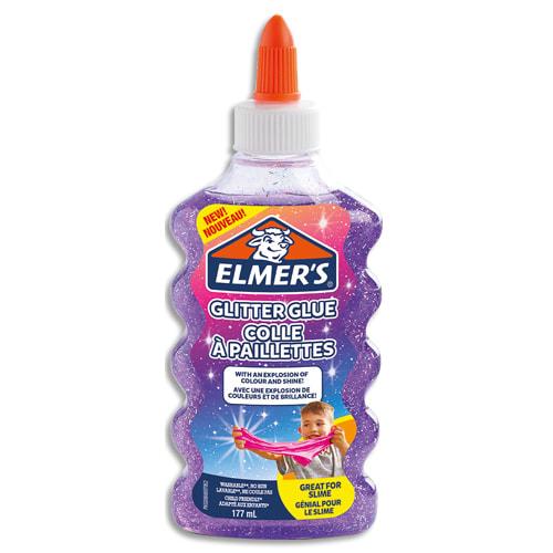 Elmers colle à paillettes violettes - lavable - flacon de 177 ml_0