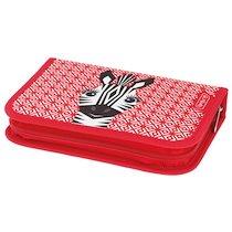 ETUI SCOLAIRE 'CUTE ANIMALS ZEBRA', 31 PIÈCES - LOT DE 2