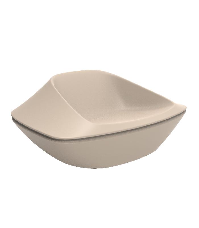 Fauteuil Lounge Design UFO - crème_0