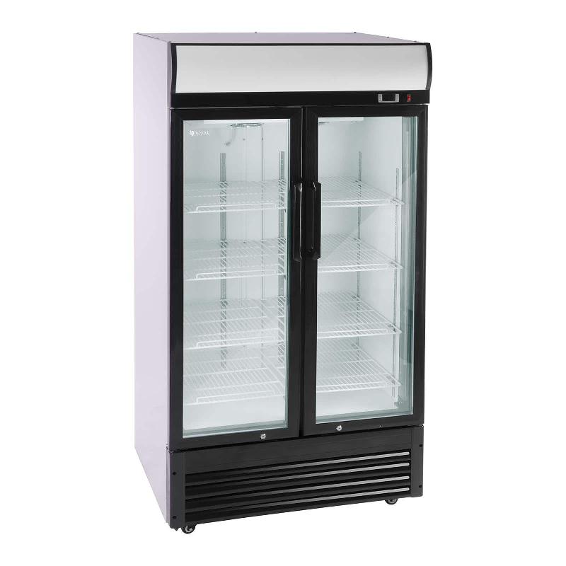 Frigo à boissons - 630 litres - Double porte vitrée - Éclairage LED - Thermostat digital - 14_0005339_0