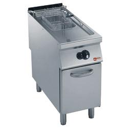 Friteuse gaz 1 cuve  de 15 litres sur meuble 