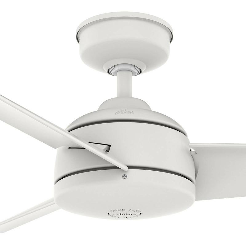 HUNTER TRIMARAN VENTILATEUR DE PLAFOND, BLANC