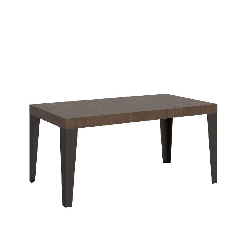 Itamoby Table Extensible 130/390X90 Cm Flame Premium Pieds Noyer Anthracite - marron 8050598903827_0