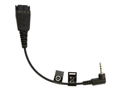 JABRA 8800-00-46 CÂBLE AUDIO 0,15 M QD 2.5MM JACK NOIR
