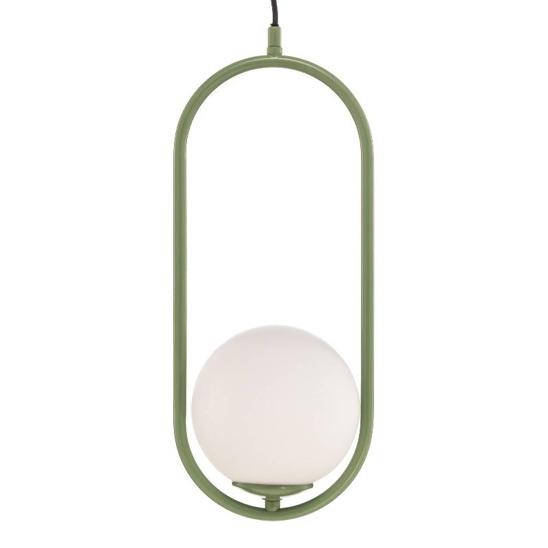 JUPITER SUSPENSION SAMBA, À 1 LAMPE, VERT/BLANC