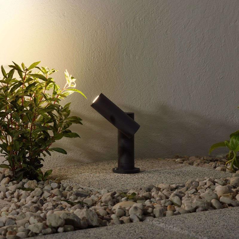 LUCANDE LAMPE POUR SOCLE LED NAREA, RÉGLABLE, 14 CM