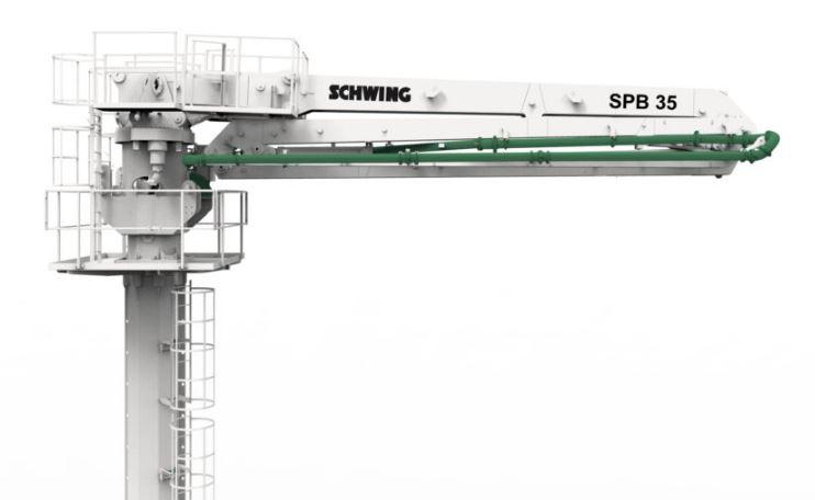 Mât de distribution SPB 35 - Hauteur 35 m - SCHWING - Sécurité et flexibilité pour projets de grande envergure_0
