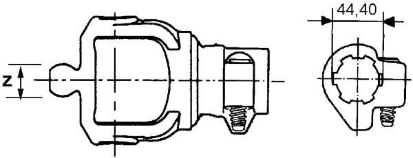 MACHOIRE GRAND ANGLE 1''3/8-Z6 CR.30X100