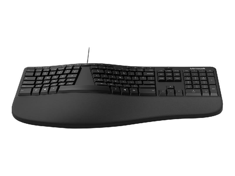 MICROSOFT ERGONOMIC KEYBOARD - CLAVIER - FRANÇAIS - NOIR