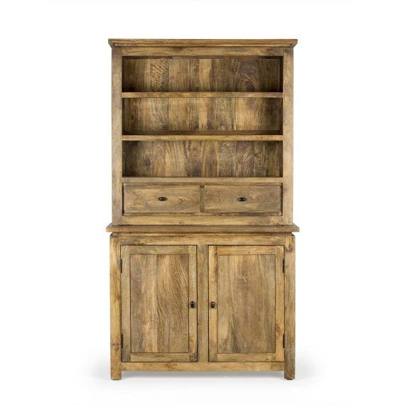 Milos - meuble présentoir vintage en bois de manguier - Francisco Segarra_0