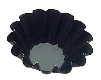 MOULE À BRIOCHE 14 CÔTES EXOPAN® FOND PLAT D.24 X H.10 CM