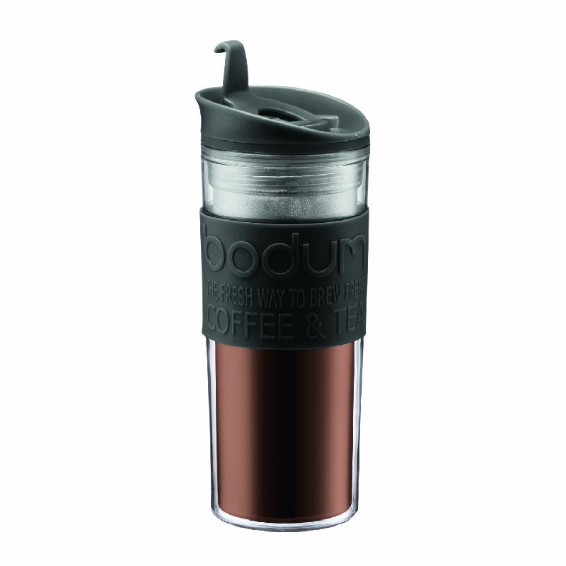 MUG DE VOYAGE EN PLASTIQUE 45CL NOIR - A L'UNITÉ - BODUM - TRAVEL MUG