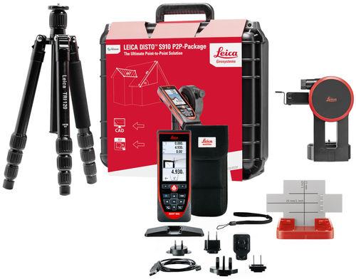 PACK DISTO S910 AVEC TRÉPIED TRI120 ET ADAPTATEUR DE PRÉCISION FTA360-S DANS UNE MALL - LEIDISTO S910-P2P