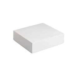 Boîte pâtissière blanche 25x25 cm - Hauteur 8 cm - Lot de 50 - 3760365402709_0
