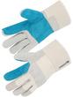 Gants de manutention - Paume cuir croûte bovin - Renfort en croûte verte_0