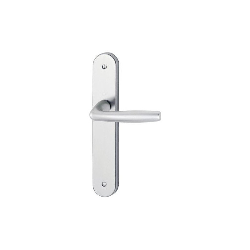 ENSEMBLE SAN DIEGO PETIT MODEL TYPE BEC DE CANE FINITION F1 ALUMINIUM ASPECT ARGENT - HOPPE - 3230282
