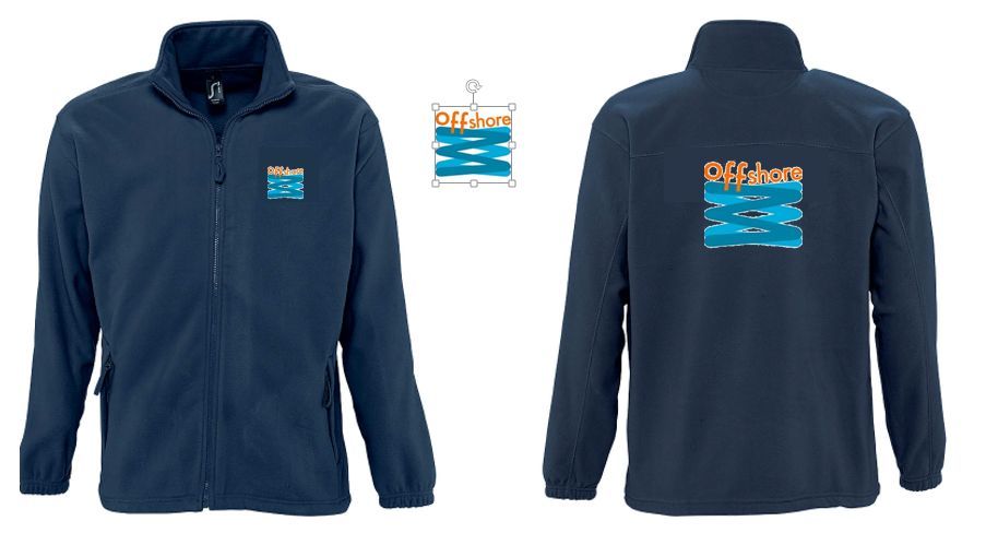 Polaire de travail - usage offshore, plateformes, usines, bateaux et services d'entretien_0
