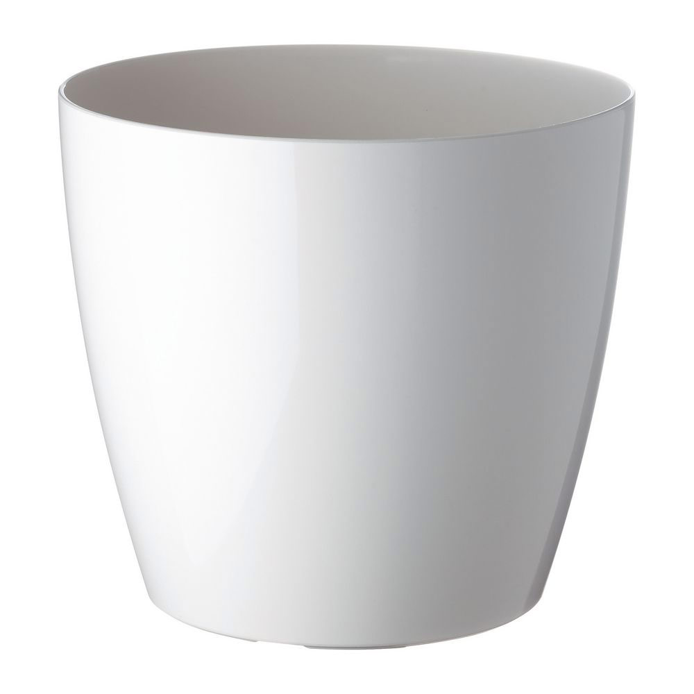 POT DE FLEURS SAN REMO - DIAMETRE 30 CM - BLANC