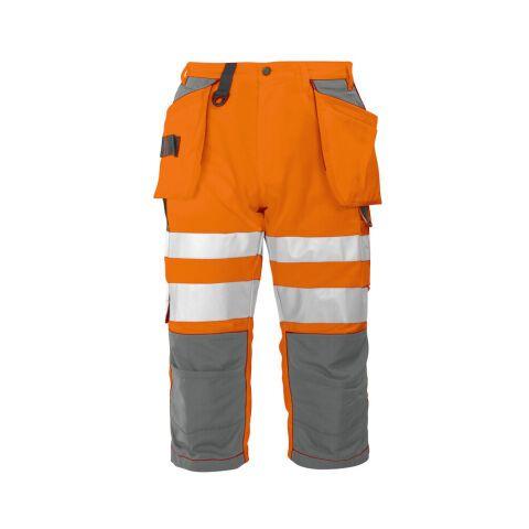 PROJOB 6510 PANTACOURT POLYCOTON - EN ISO 20471 CLASSE 2 ORANGE/GRIS - TAILLE 50