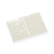 Sachet en plastique - DaklaPack - PVC autocollant - Longueur externe: 90 mm - Référence 500 - Transparent_0