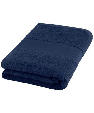 SERVIETTE CHARLOTTE DE 50 X 100 CM EN COTON DE 450 G/M² - BLEU MARINE - SERVIETTES PERSONNALISÉES