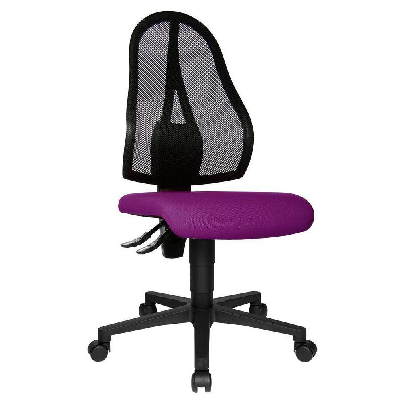 SIEGE SANS ACCOUDOIR OPEN POINT - MAILLE ET TISSU 100 % ACRYLIQUE - VIOLET