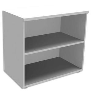 Simmob armoire basse INEO - 1 tablette - L80 x H72 x P47 cm - coloris blanc perle_0