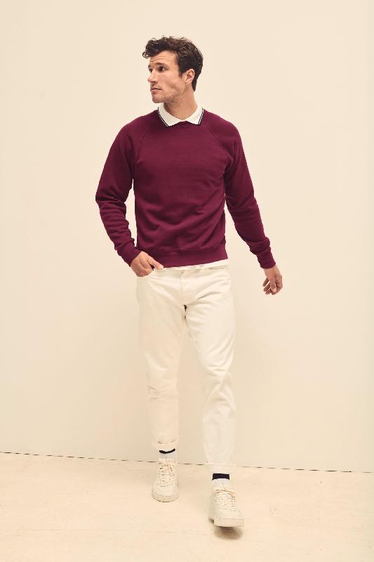 Sweat-shirt manches raglan - Réf: SC4 - Fruit of the Loom - 80% coton 260 g/m²_0
