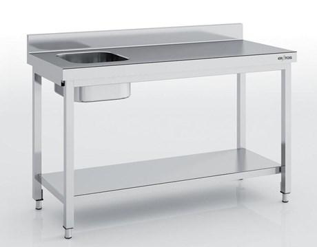 TABLE INOX CHEF  SÉRIE 600 MCCD60-120IE LONGUEUR 120 CM