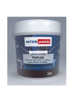 TEKPLAD Peinture Impression Finition Mate (2/1) pour chantier de rénovation et plaques de plâtre_0