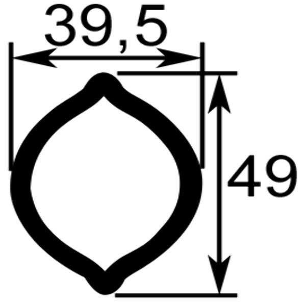 TUBE CITRON LG.1,5M. DIM.39,5X49X4 TCM