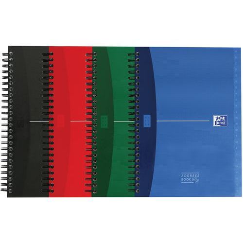 ADDRESSBOOK OFFICE SPIRALE A5 144 PAGES - OXFORD