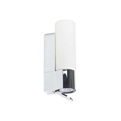 APPLIQUE MURALE IP44 AVEC PRISE SECTEUR MORRIS 1X40W E14 CHROME - BRILLIANT - 90007B15_0