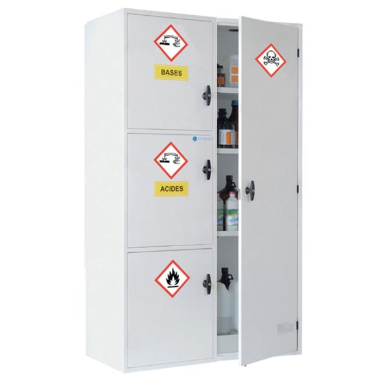 Armoire passive large COMBIPASS - 1160 x 500 x h 1950 mm - Réf NOVCBI 42195 - BIOLAB - Stockage sécurisé de produits dangereux_0
