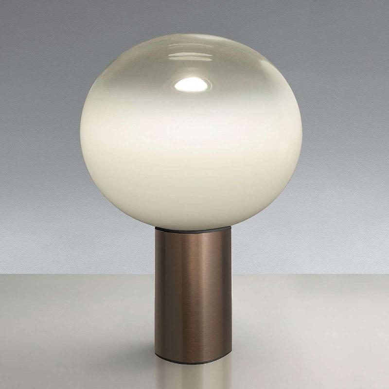 ARTEMIDE LAGUNA 26 LAMPE À POSER EN BRONZE