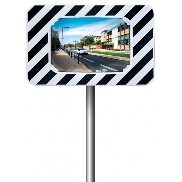 B3280037 - Miroir de circulation rectangulaire P.A.S. - 800x600 mm - Incassable et traité anti-UV_0