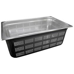 Bac Gastro Inox AISI 304 Perforé GN 1/1 H. 200 mm - Gastroland - 3701666001178_0