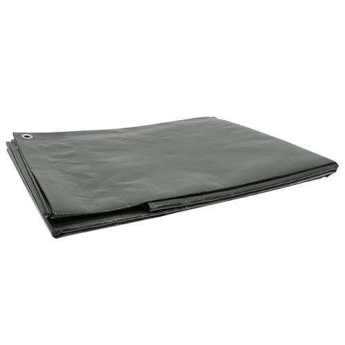 BÂCHE DE PROTECTION TRESSÉE À OEILLETS - ULTRA LOURDES - 10 X 15 M CORDERIE MESNARD