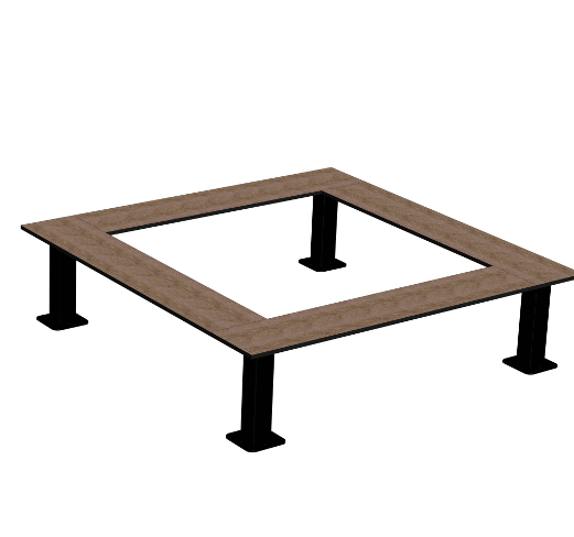 Banc public en bois Buton industries BA 21 EDEN_0