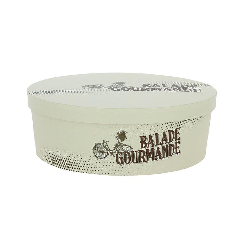 Boite carton ronde empilable 