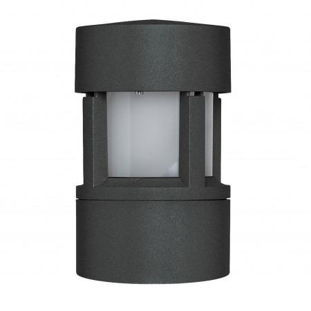 Borne Mini NICO IP65 E27 70W - Anthracite - Hauteur 20.8 cm - IP65 - IK08 - Aluminium_0