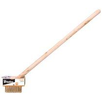 BROSSE POUR DALLES, MANCHE EN BOIS, LONGUEUR: 300 MM - LOT DE 7