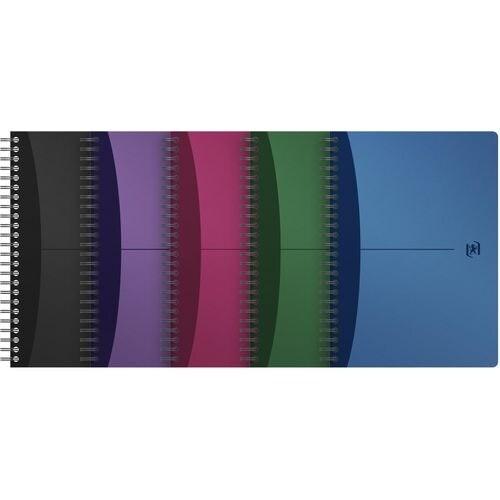 Oxford Urban Mix Lot de 5 Cahiers à Spirales 180 Pages à Lignées 7mm Format A5 avec Couverture en Polypro Couleurs Assorties - multicolore 100101300_0