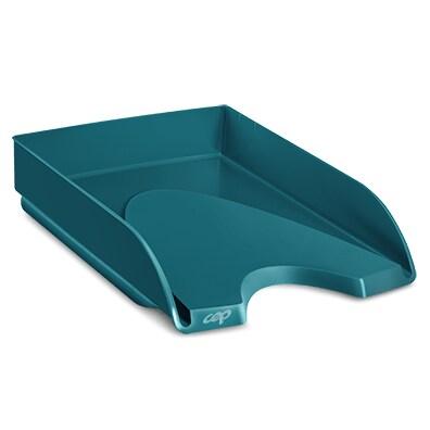 CEP Lot de 10 Corbeille à courrier Riviera, 24x32, en polystyrène choc, coloris émeraude - 3462159014869_0