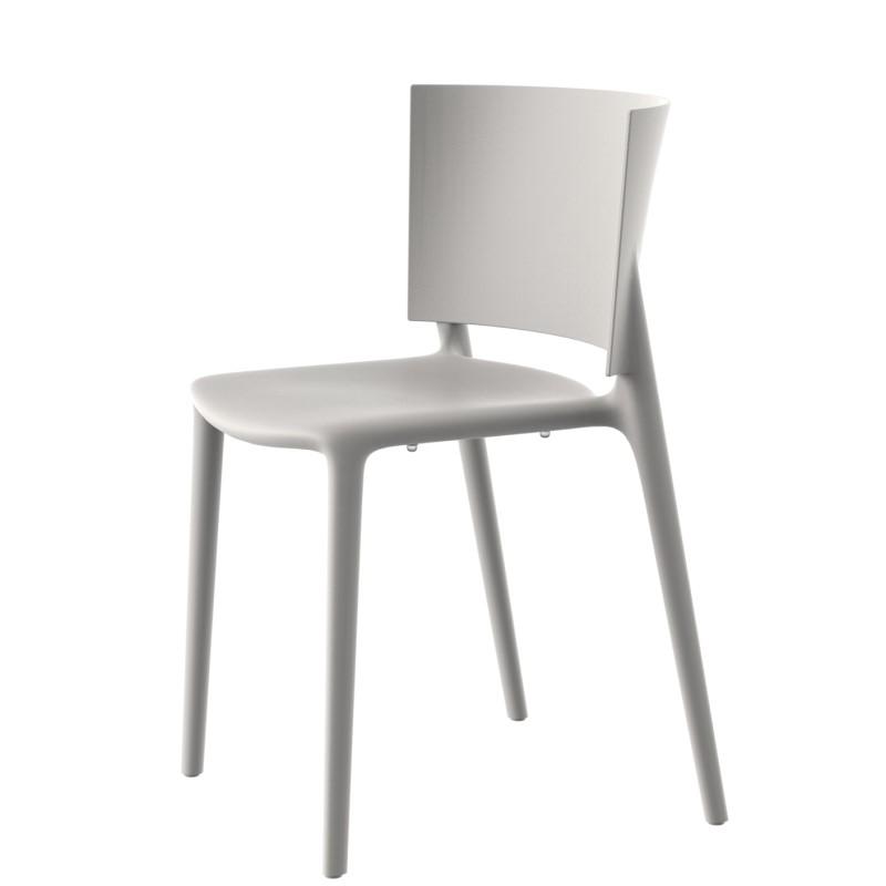 Chaise extérieure design AFRICA VONDOM - polypropylène renforcé, empilable, plusieurs coloris_0